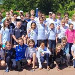 Schwimmer*innen mit ihren Trainer*innen der TSG 1862 Weinheim Bild: Susanne Sporer