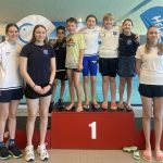 Nachwuchstalente der TSG 1862 Weinheim mit ihren Trainerinnen Svea Brauch, Annika und Lisa Dabici Bild: Julia Lautenschläger